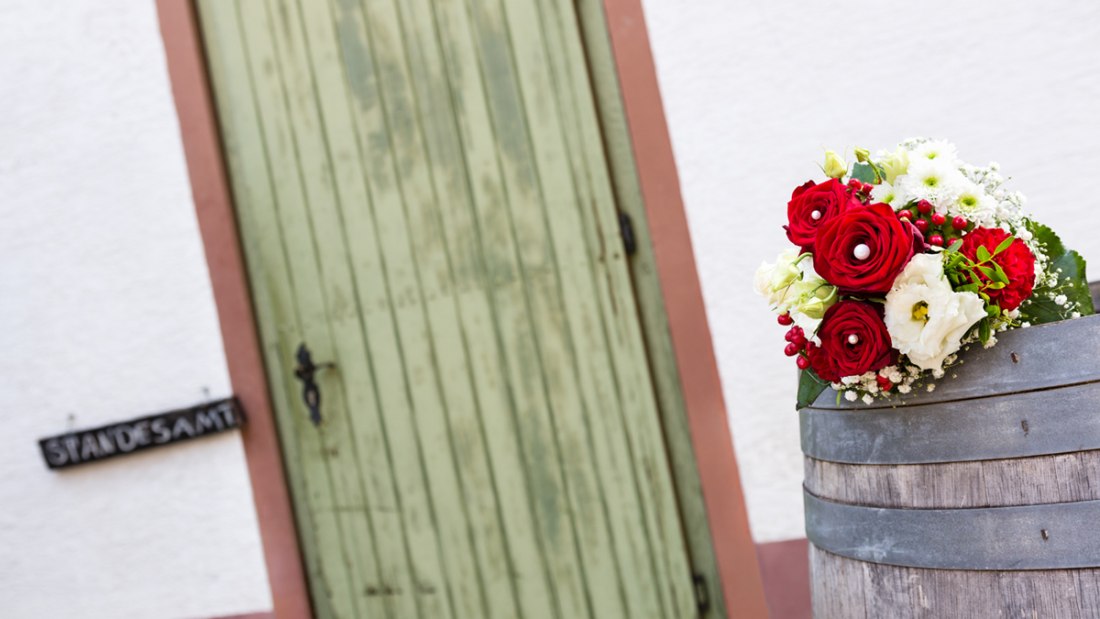 Weingut Domhof_Standesamt_Strauss, © Weingut Domhof Weingut Domhof_Standesamt_Strauss, © Weingut Domhof