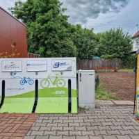 Rad-Service-Station am Rheinradweg in Nierstein Rad-Service-Station am Rheinradweg in Nierstein