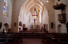 Innenraum Bartholomaeuskirche Oppenheim © C. Muehleck Innenraum Bartholomaeuskirche Oppenheim © C. Muehleck