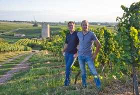 Weingut Georg Gustav Huff_Winzer im Weinberg &copy; Weingut Georg Gustav Huff