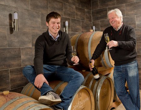 Weingut Becker_Tobias und Rainer Becker, &copy; Weingut Becker