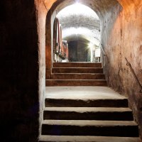 Museum Guntersblum Aufgang Fasskeller &copy; Verein zur Erhaltung Guntersblumer Kulturgutes e.V.