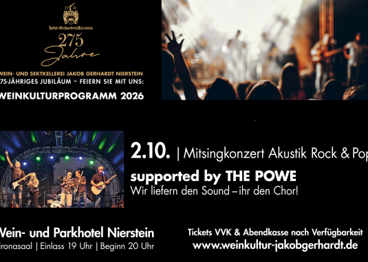 Mitsingkonzert &copy; Wein- und Sektkellerei Jakob Gerhardt