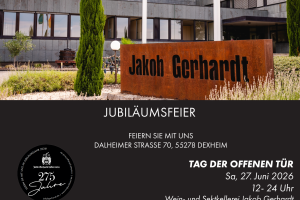 Tag der offenen T&uuml;r_Jubifeier Jakob Gerhardt, &copy; Wein- und Sektkellerei Jakob Gerhardt