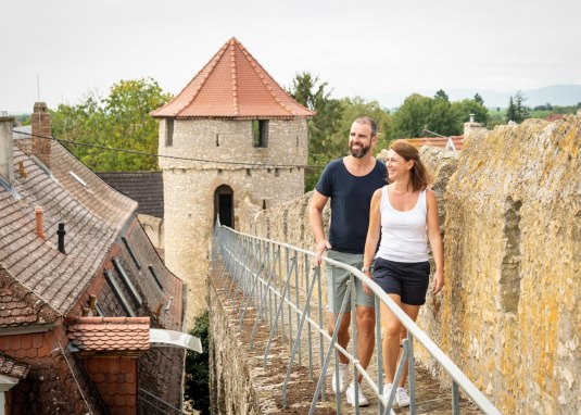 Auf der Fleckenmauer © Dominik Ketz/Rheinhessen-Touristik