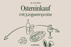 Osterinkauf mit Jungweinprobe, &copy; Weingut E. & J. Gr&ouml;hl