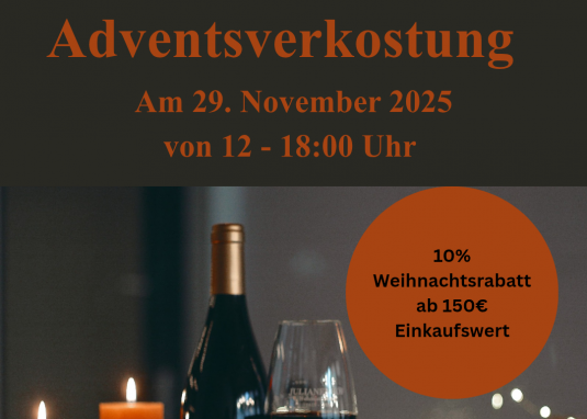 Adventsverkostung Julianenhof © Weingut Julianenhof