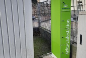 E-Bike Ladestation Postplatz Oppenheim &copy; TSC Rhein-Selz