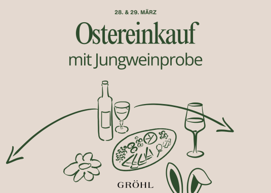 Osterinkauf mit Jungweinprobe &copy; Weingut E. & J. Gr&ouml;hl