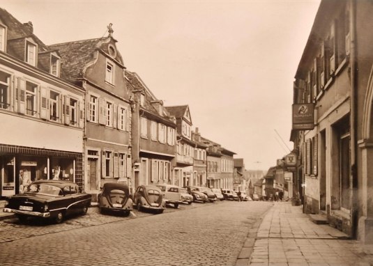 Blick Mainzer Straße 1960er Jahre © Stadt Oppenheim