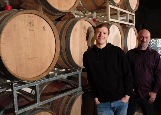 Julius und Jost Senfter &copy; Weingut Dr. Alex Senfter