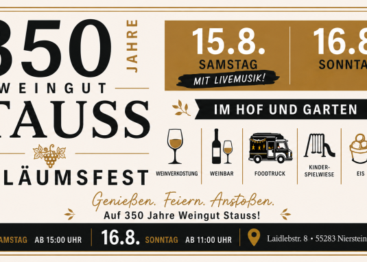 350 Weingut Stauss Flyer Querformat &copy; Christina Stauss