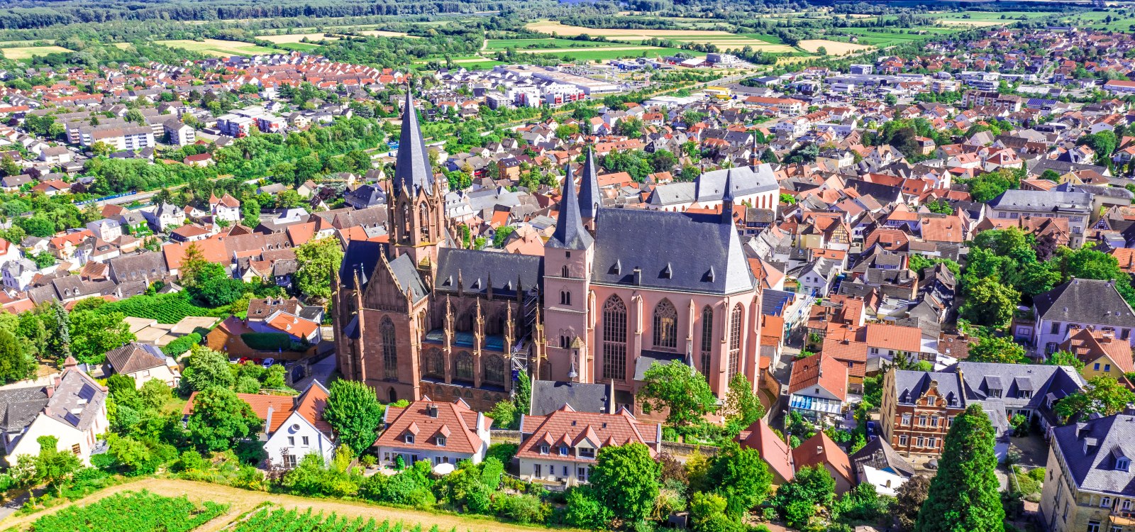 Oppenheimer Katharinenkirche Drohnenaufnahme, © inMEDIA