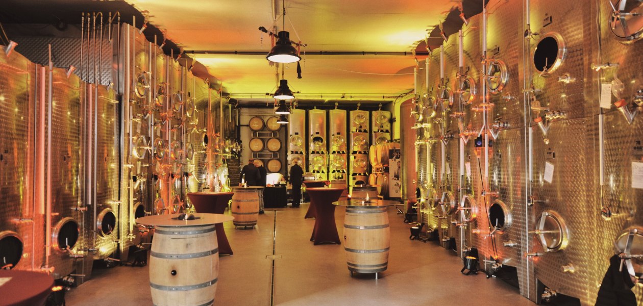 Weingut Georg Gustav Huff_Keller Weinprobe, &copy; Weingut Georg Gustav Huff