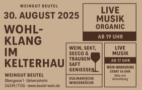 Wohlklang 30.08.2025 © Weingut Beutel