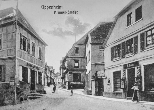 Krämerstraße 1960er Jahre © Stadt Oppenheim