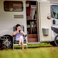 Wohnmobilstellplatz &copy; AdobeStock_192619135 Wohnmobil  (c) Andrey Armyago