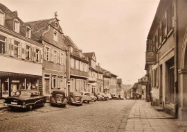 Blick Mainzer Straße 1960er Jahre, © Stadt Oppenheim