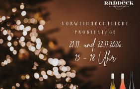 Vorweihnachtliche Probiertage im Weingut Raddeck &copy; Weingut Raddeck