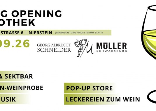 Long Opening Vinothek © Weingut Schneider Müller