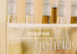St&uuml;ckfass Weinwissen und Probe_Weingut Gehring, &copy; Weingut Gehring