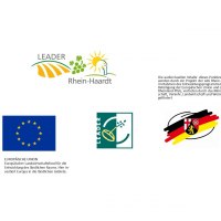 Publizitätshinweis Leader Region Rhein-Haardt
